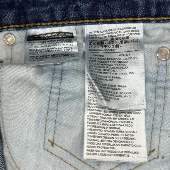 Levi’s 505 Straight Leg Jeans Men’s W32 L32 | Classic Medium Wash - Picture 14 of 16